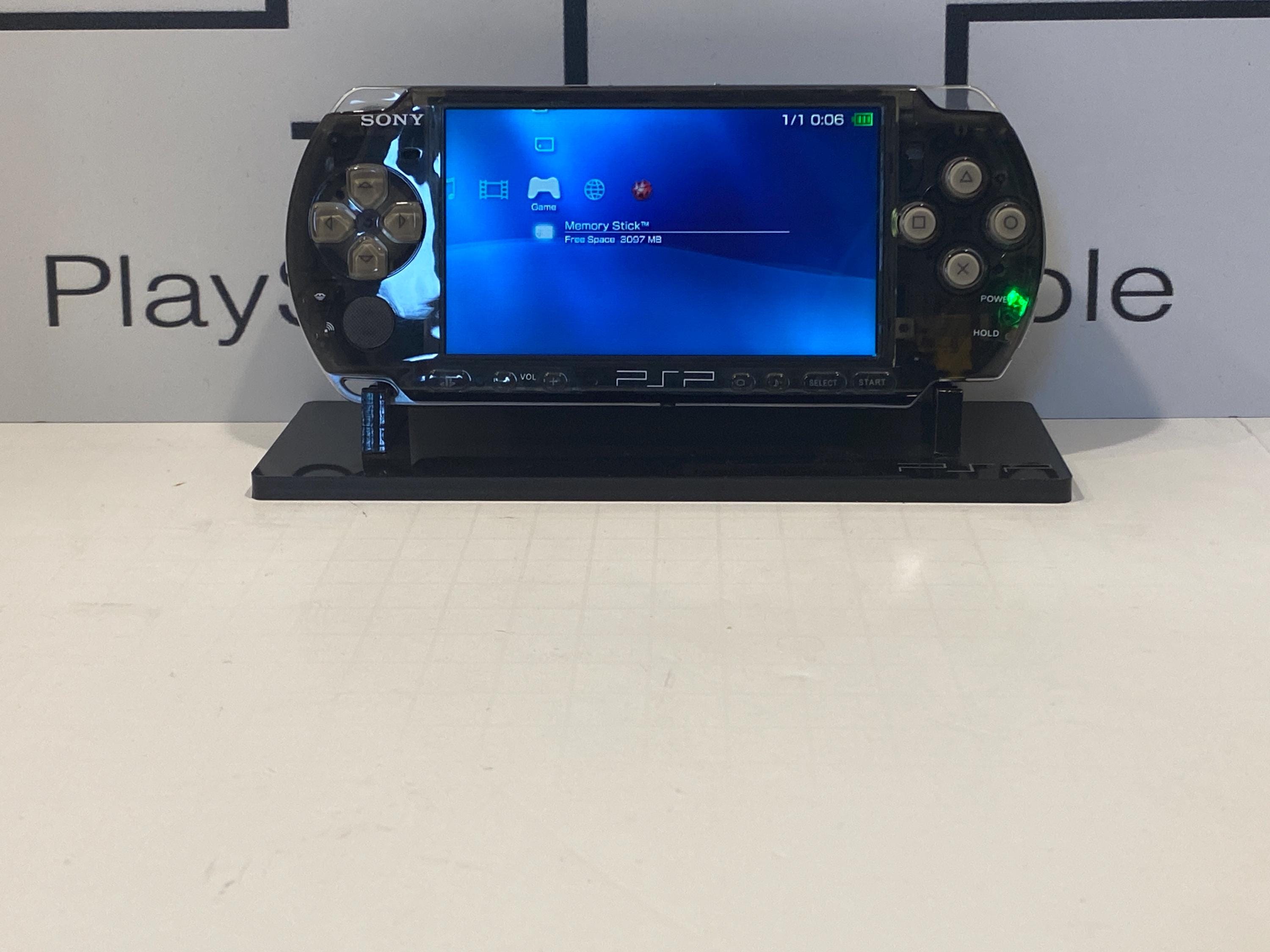 PSP3000カセット付き PSP 3000 Vibrant Blue - Good Condition - OEM Japan Import US