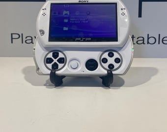 PSP Go Bundle USA Version; Brand New LCD Screen & White Housing  -  144 Gb (16 gb Internal/128 gb Empty Memory Card)