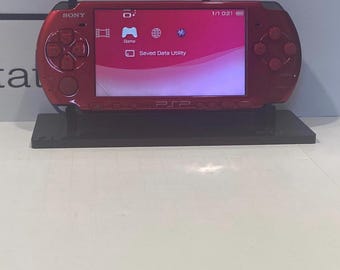 PSP 3000 New Red Housing Japan Import with Extra Accessories Bundle