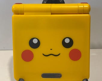 IPS V5 GBA SP in New Yellow Pikachu Housing Shell