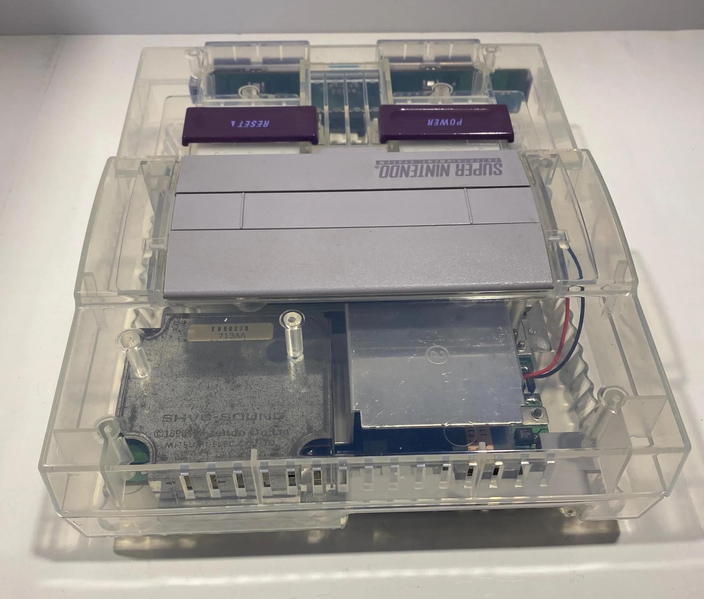 Snes Mini Led Mod Custom SNES LED - Clear Retro Shell Starter Bundle & Multi-color LED ...