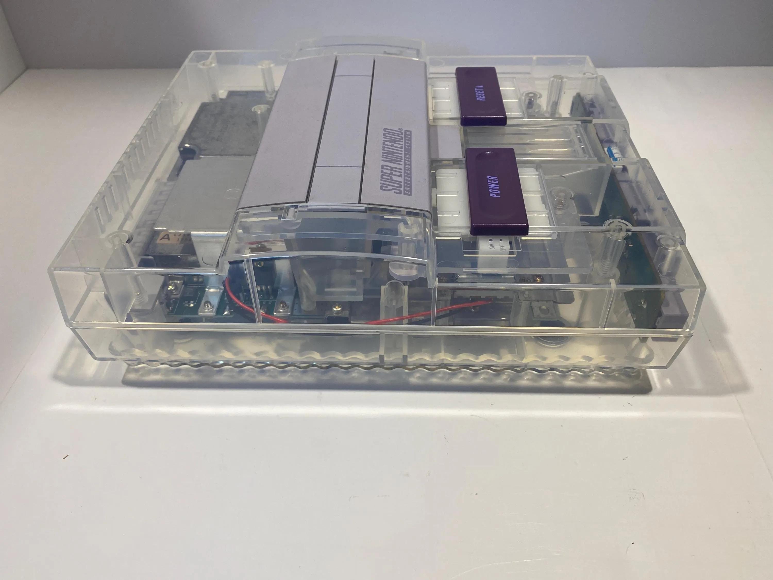 Snes Mini Led Mod Custom SNES LED - Clear Retro Shell Starter Bundle & Multi-color LED ...
