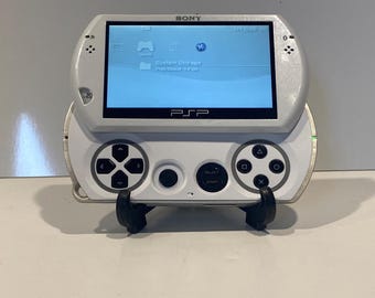 PSP GO Bundle White Japan Version; Brand New LCD Screen & Housing  -  144 Gb (16 gb Internal/128 gb Empty Memory Card)