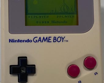 Nintendo Game Boy Classic in new Grey Housing Shell