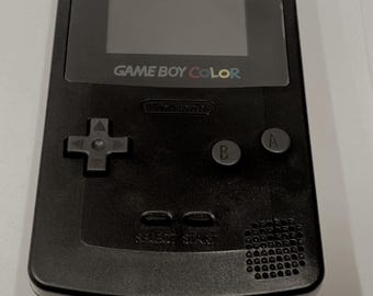 Nintendo Game Boy Color in new Black Housing Shell