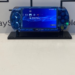 128 GB Games PSP 3000 New Clear Blue Housing Japan Import With Extra Accessories Bundle