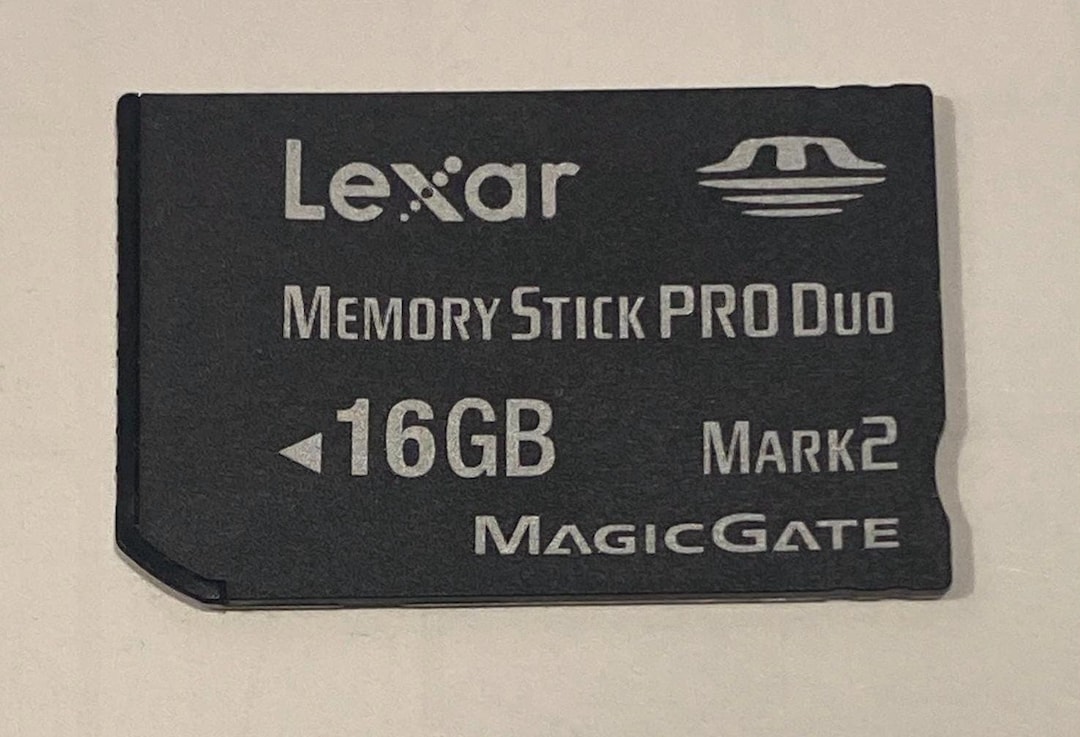 Lexar Brand 16 Gb Memory Stick Pro Duo Memory Card - Etsy