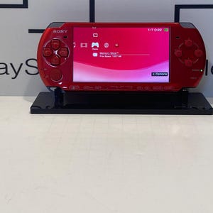 128 GB Games PSP 3000 Red Japan Import with Extra Accessories Bundle