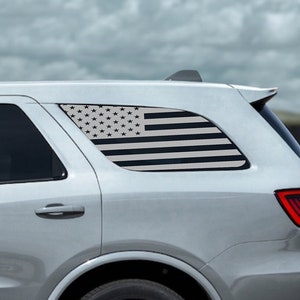 American Flag Rear Quarter Window Decals fit Dodge Durango 2011-2025