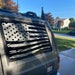 Pair American Flag Guns Window Decals For Jeep Cherokee XJ 1984-2001 – Matte Black