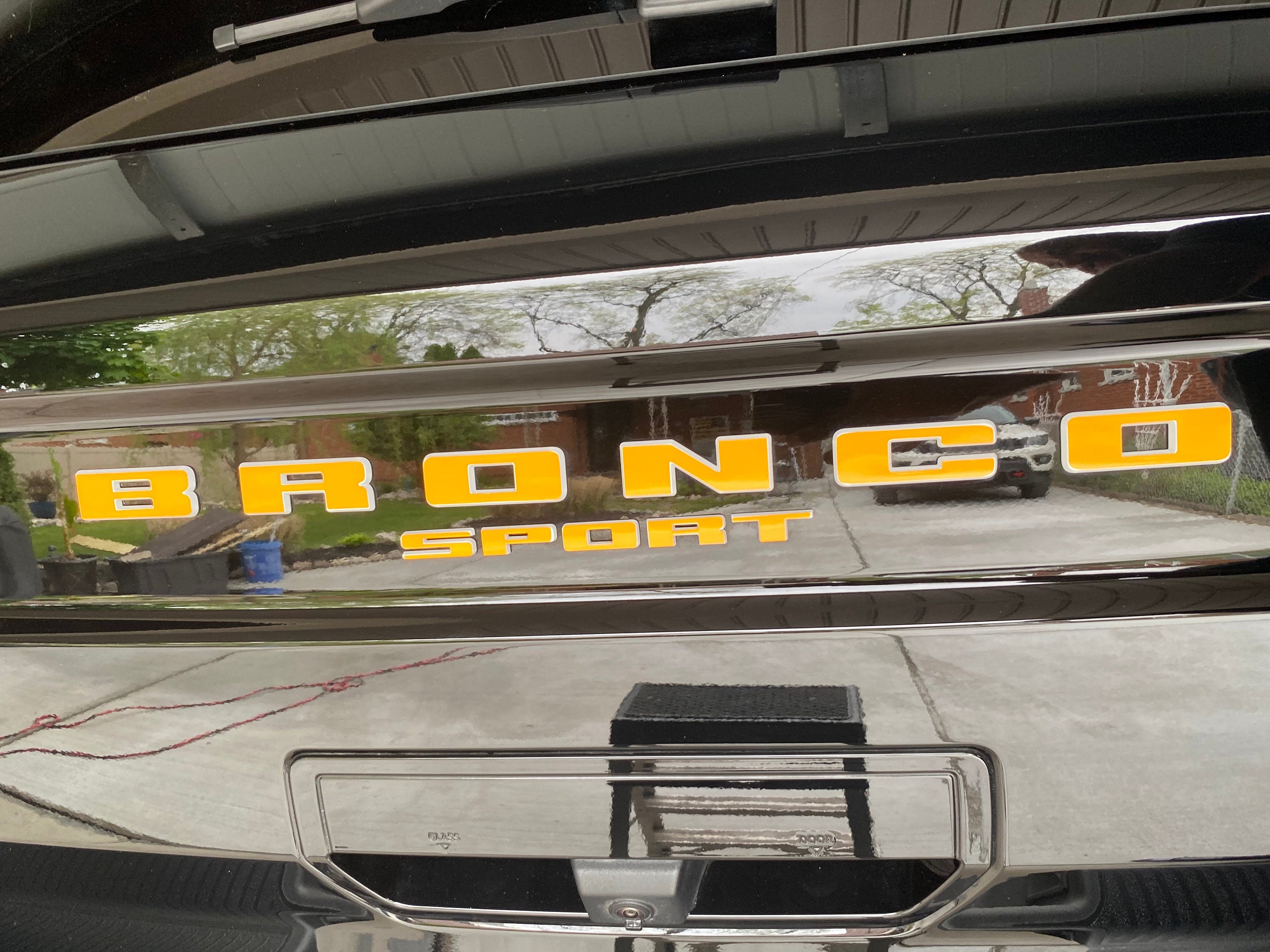 Vinyl Letters Overlay Decal for 2021 Ford Bronco Sport REAR Etsy