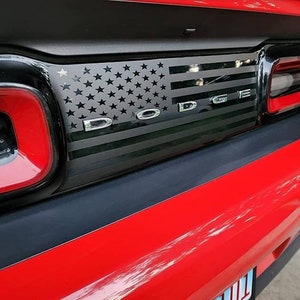 American Flag Decal Fits 2015-2023 Dodge Challenger Rear Trunk Accent between Taillights