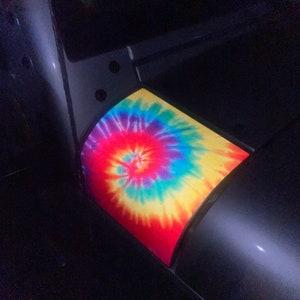 Tie Dye Cowl Decals fit 2007-2017 Jeep Wrangler JK/JKU Reflective and Non-Reflective