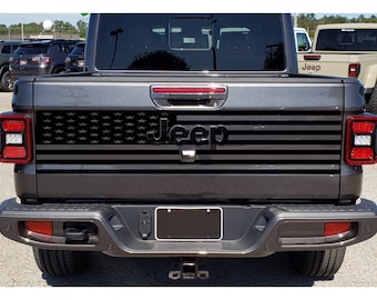 Tailgate Flag Fits 2019-2024 Jeep Gladiator Do NOT need to remove letters! Precut