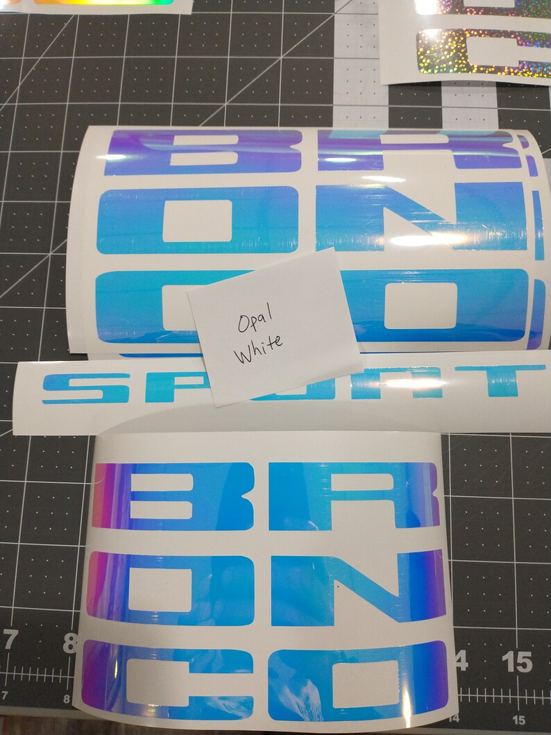 Holographic and Glitter Vinyl Letters Overlay Decal for 2021 Etsy