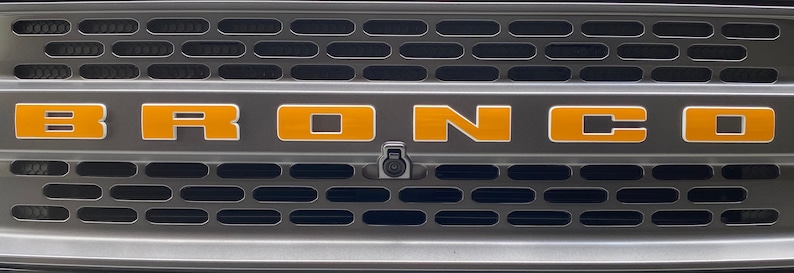 Vinyl Letters Overlay Decal For 2021 Ford Bronco Sport FRONT Etsy