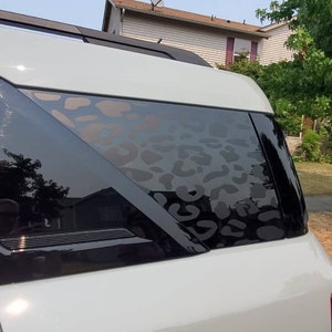 Leopard Cheetah Print Spots Rear Side Window Decals For 2021+ Ford Bronco Sport