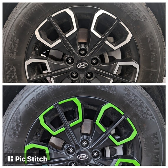 Vinyl Accent Decal fit 2022 and up Hyundai Santa Cruz Wheels Rims