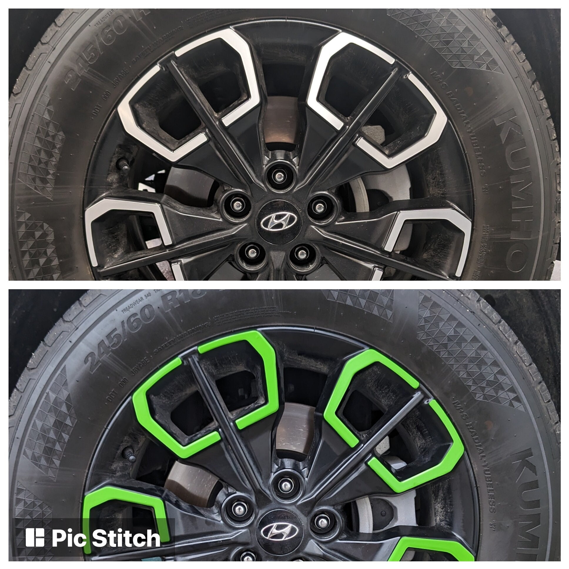 Vinyl Accent Decal Fit 2022 and up Hyundai Santa Cruz Wheels Rims - Etsy