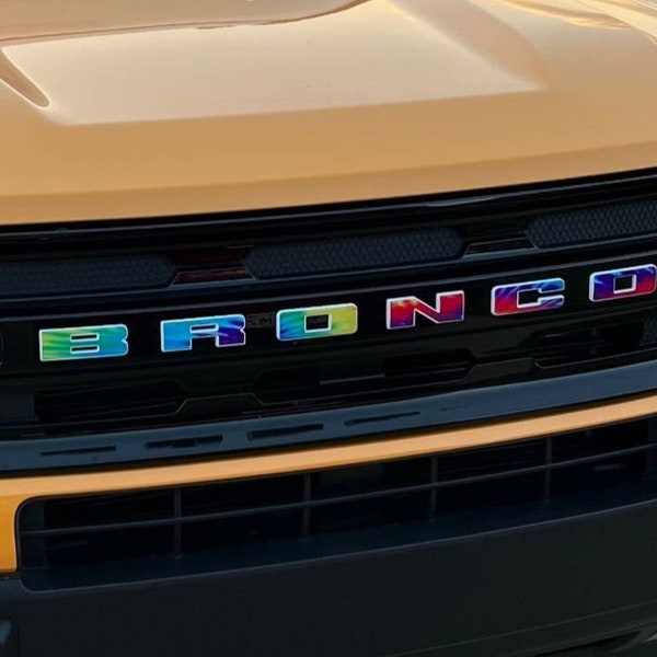 Bronco Sport Vinyl Lettering Etsy