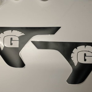 Fender Vent Gladiator Blackout Decals fits 2018-2024 Jeep Wrangler / Gladiator