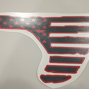 Fender Vent Distressed Flag Decals fit 2018-2024 Jeep Wrangler / Gladiator Rubicon Style