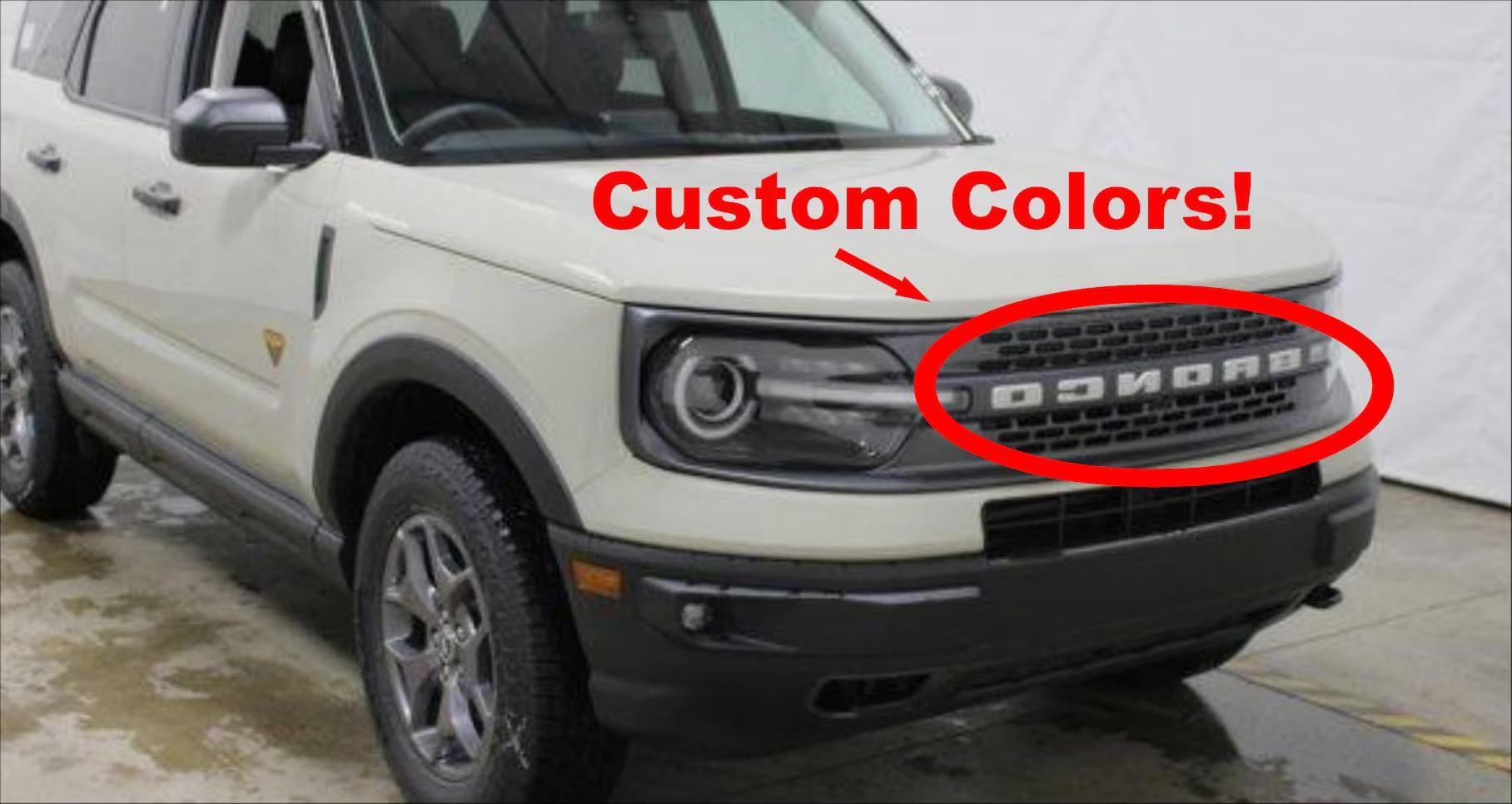 Vinyl Letter Overlays fit 2021 thru 2025 Bronco Sport