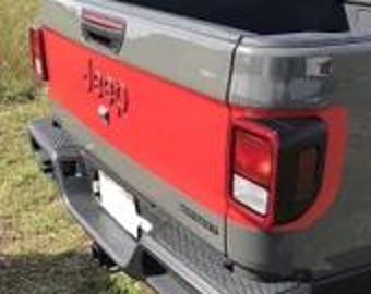 Tailgate Blackout panel Fits 2019-2024 Jeep Gladiator Do NOT need to remove letters! Precut