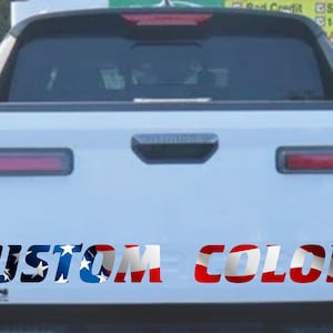 Printed Vinyl Letters Tailgate inlays Decal fit 2022 and up Santa Cruz Tailgate