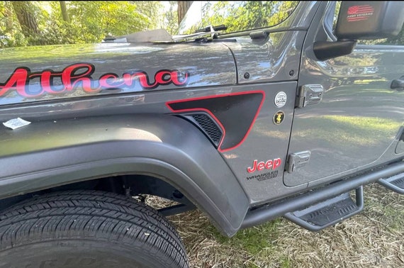 Fender Vent Blackout Decals Fits 2018-2023 Jeep Wrangler / - Etsy Fender Vent Blackout Decals Fits 2018-2023 Jeep Wrangler / - Etsy