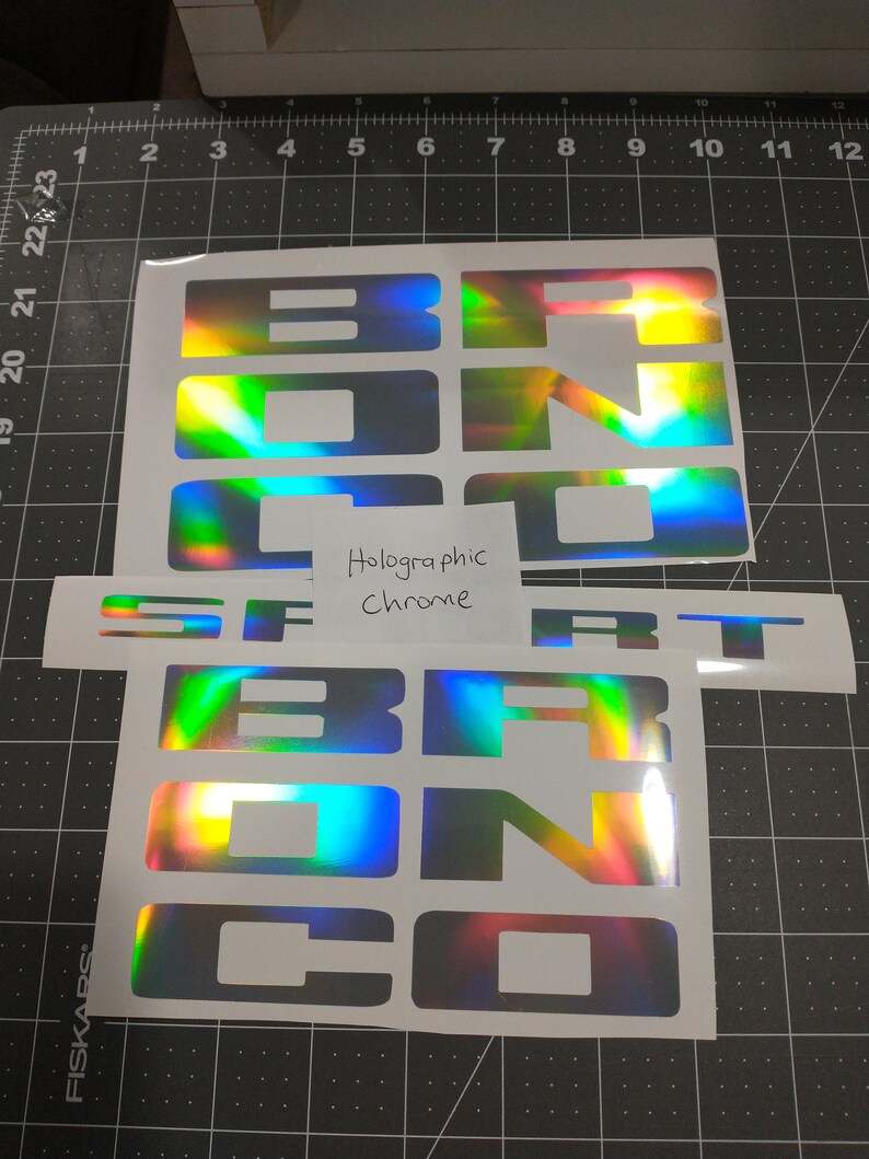 Holographic and Glitter Vinyl Letters Overlay Decal for 2021 Etsy