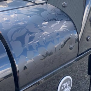 Floral Flowers Cowl Decals fits 2007-2025 Jeep Wrangler JK/JKU