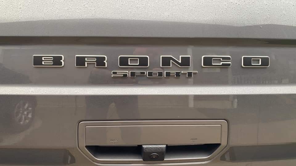 Vinyl Letters Overlay Decal for 2021 Ford Bronco Sport REAR Etsy