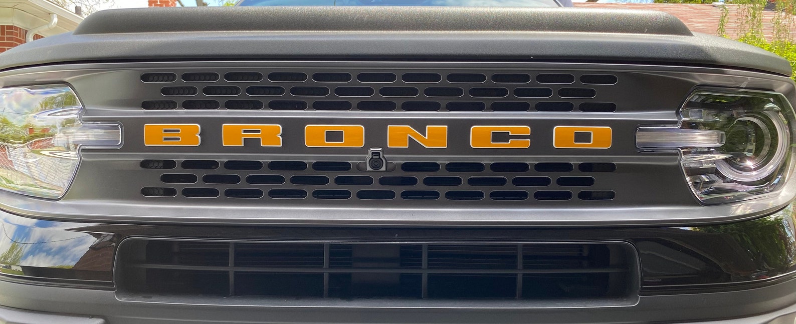 Vinyl Letters Overlay Decal for 2021 Ford Bronco Sport FRONT Etsy