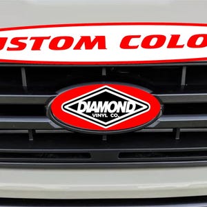 Vinyl Letters Inset Decals fit 2019-2023 Ford Ranger Grille