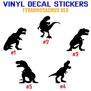 Dinosaur T-Rex Animal Vinyl Decal Sticker Car Wall Window Laptop