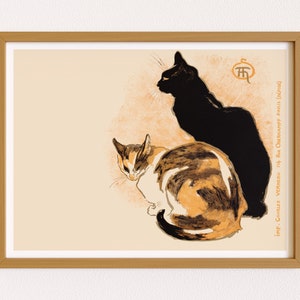 MUSEUM OF FINE ARTS BOSTON Two Cats Plate BY Theophile Alexandre Steinlen