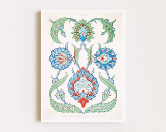Wydruki do pobrania | Ilustracja w stylu vintage | Sztuka ścienna w stylu boho | Eklektyczna sztuka ścienna | Wydruk artystyczny z wzorem | Wydrukowana sztuka ścienna