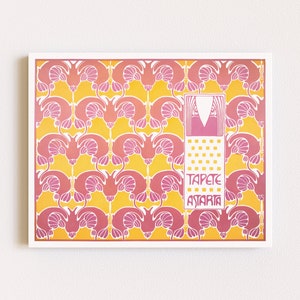 Downloadable Prints | Eclectic Wall Art | Colorful Wall Art | Art Nouveau Print | Retro Poster | Printable Wall Art
