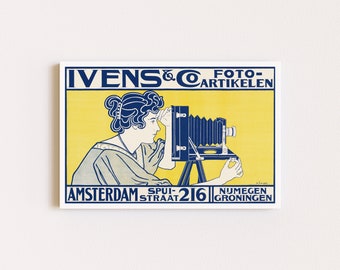 Downloadable Prints | Vintage Poster | Art Nouveau Print | Dutch Advertising Posters | Eclectic Wall Art | Printable Wall Art