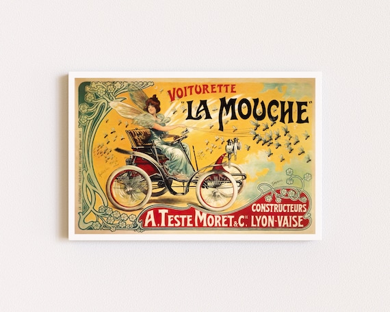 Downloadable Prints | French Poster | Art Nouveau Print | Ad Poster | Fairy Art | Vintage Woman Poster | Printable Wall Art
