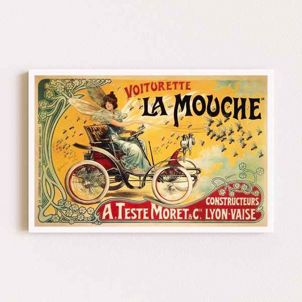 Downloadable Prints | French Poster | Art Nouveau Print | Ad Poster | Fairy Art | Vintage Woman Poster | Printable Wall Art