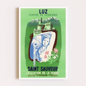 Downloadable Prints | Travel Poster | French Poster | Mid-Century Posters | Retro Travel Poster | Printable Wall Art