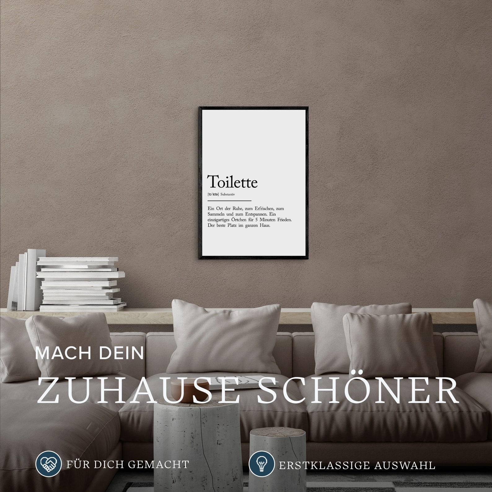 Toilette Definition DinA4 Poster / DinA3 Poster Design Etsy Schweiz