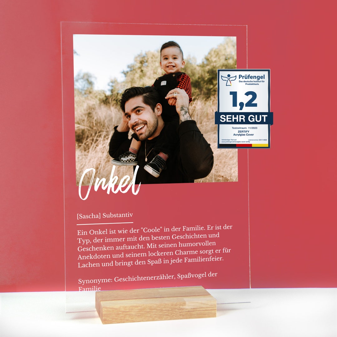 Geschenk Für Onkel Selber Machen Onkel Geschenk Persönliche und Kreative Geschenke für Onkel, Ideales