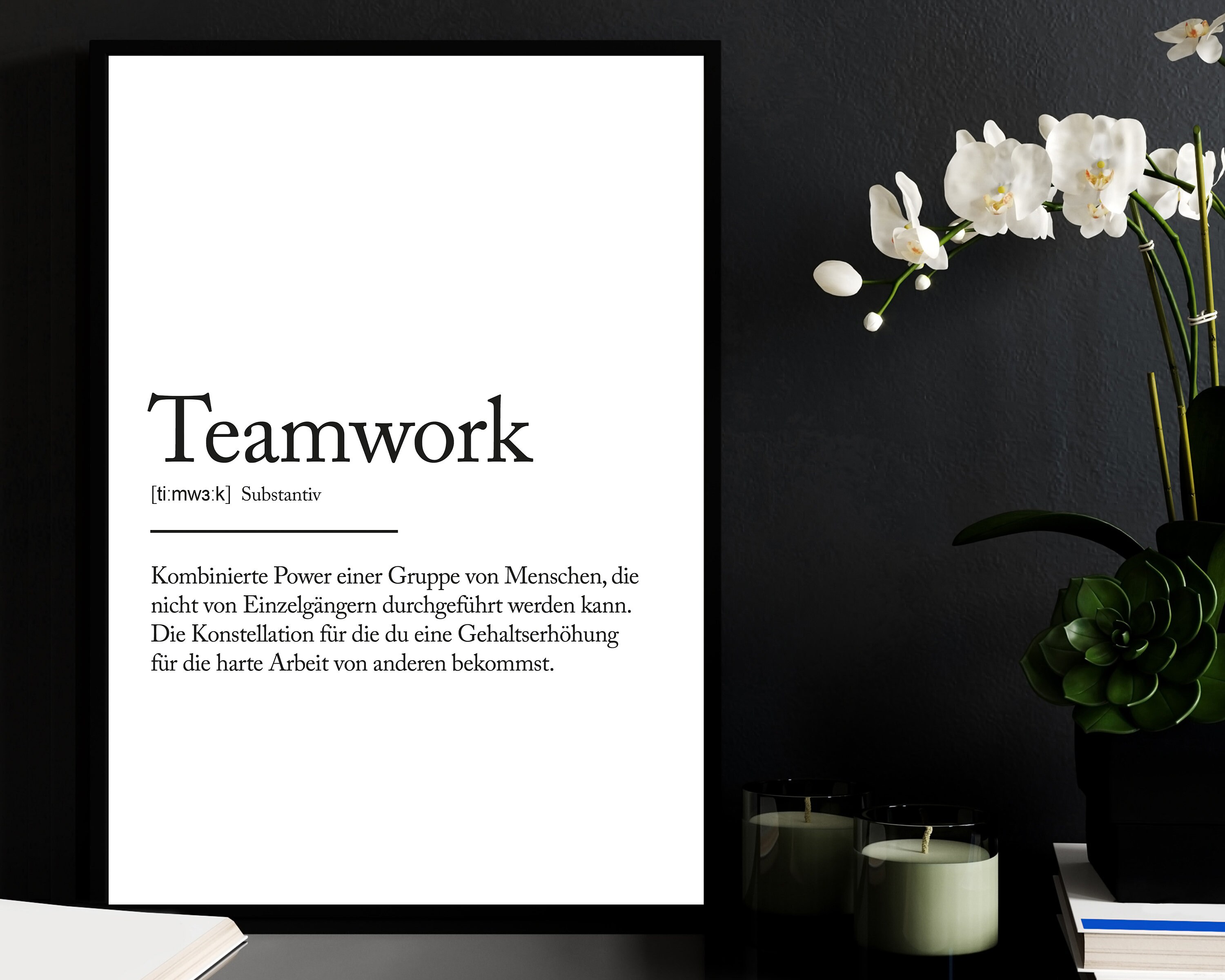Teamwork Definition DinA4 Poster / DinA3 Poster Poster Etsy