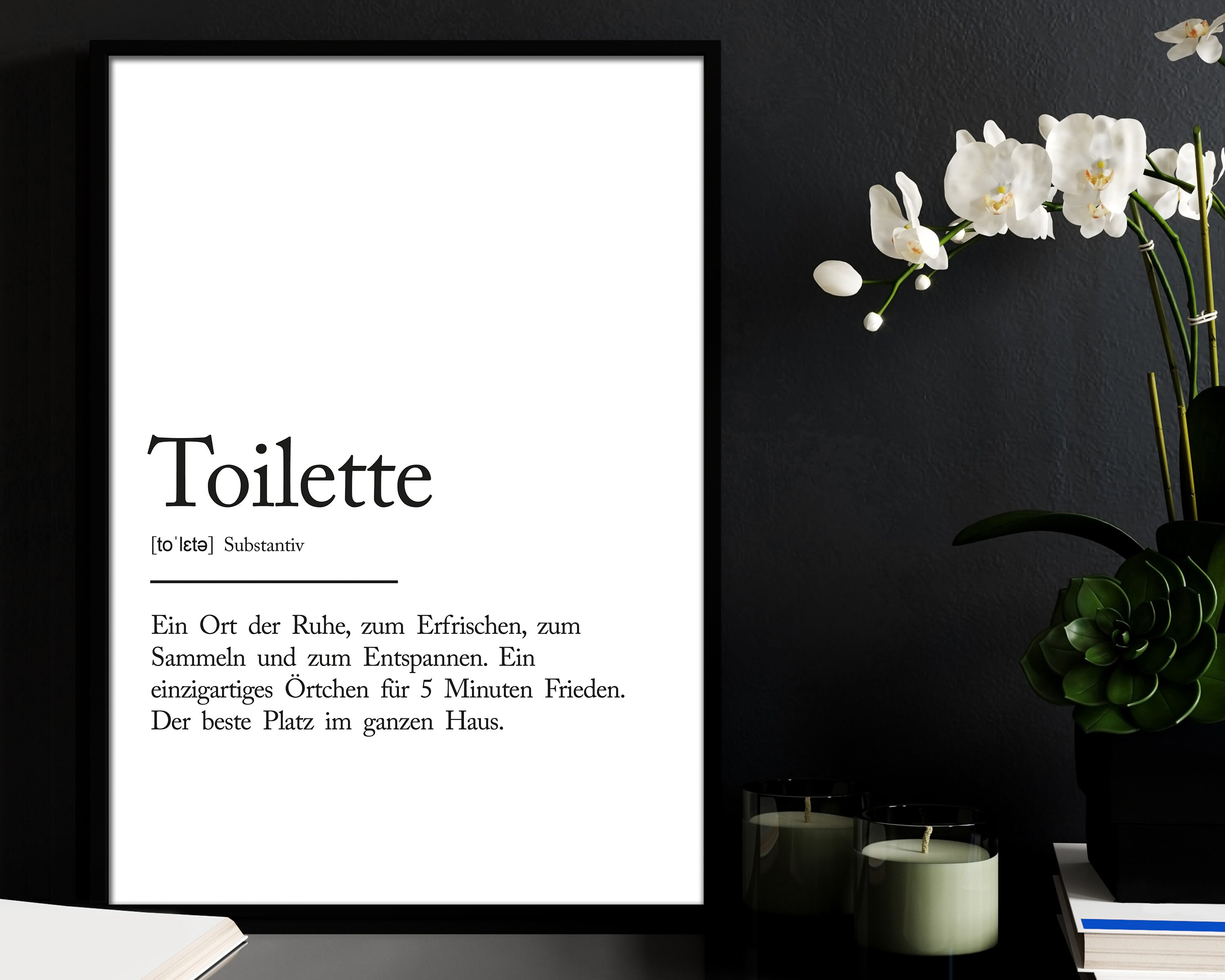 Toilette Definition DinA4 Poster / DinA3 Poster Design Etsy