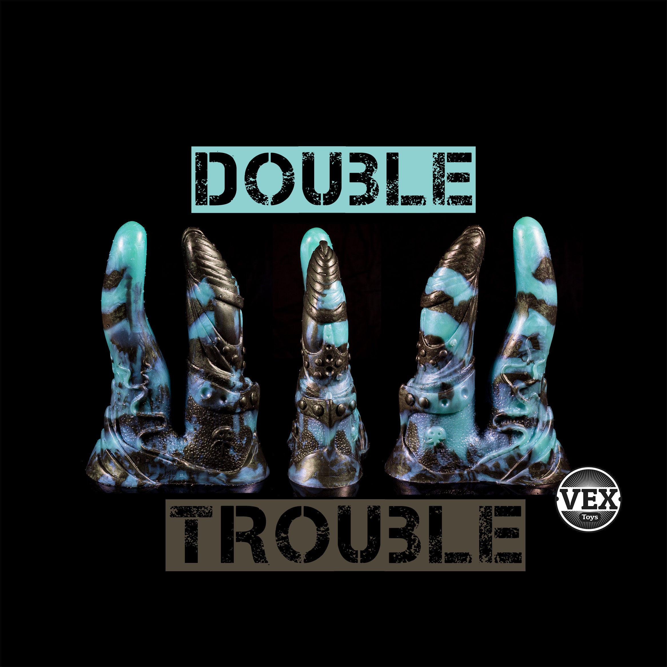 Double Trouble - Double Penetration Dildo