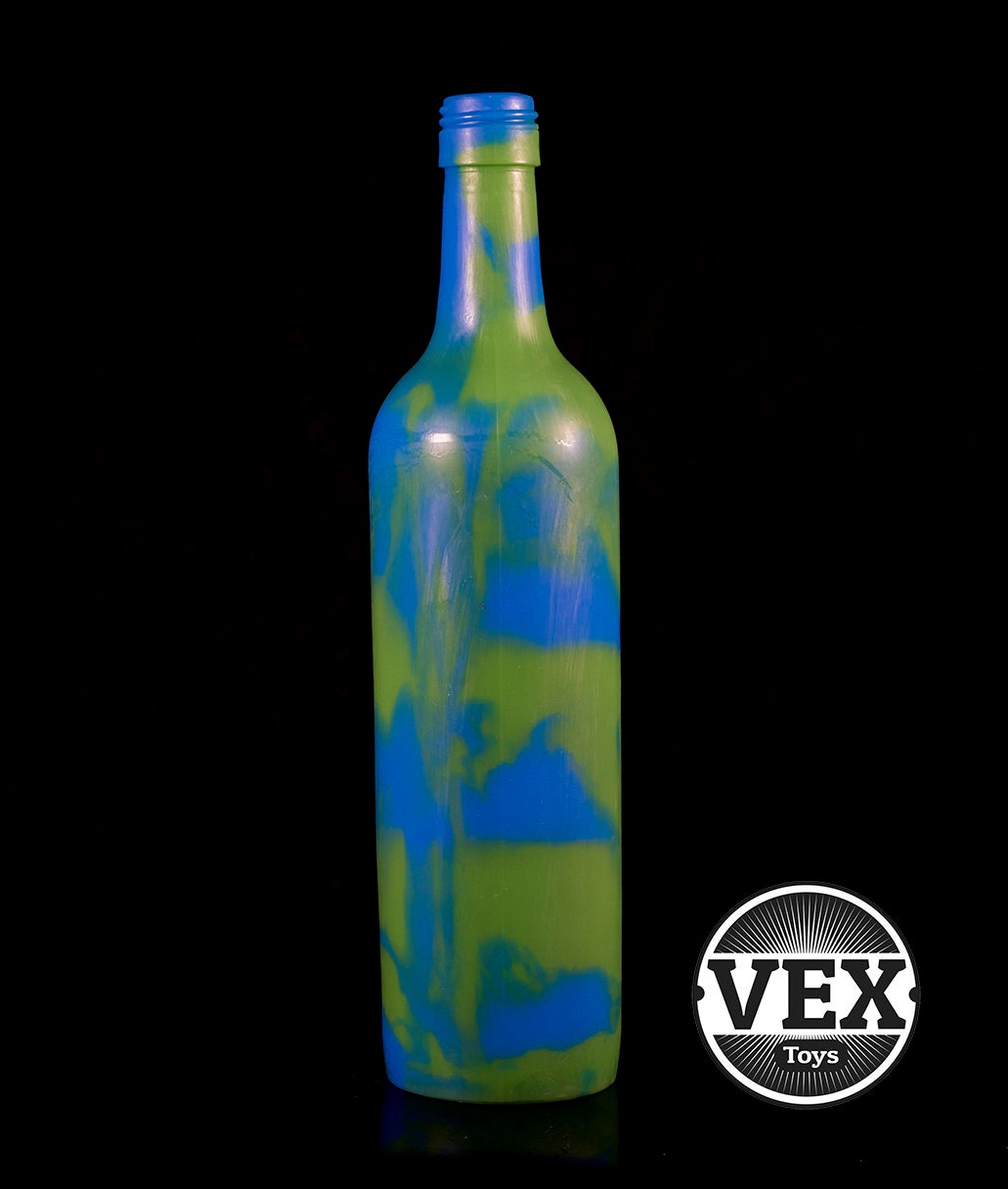 Wine Bottle Sex Toy Custom Color Platinum Silicone Full Size Etsy