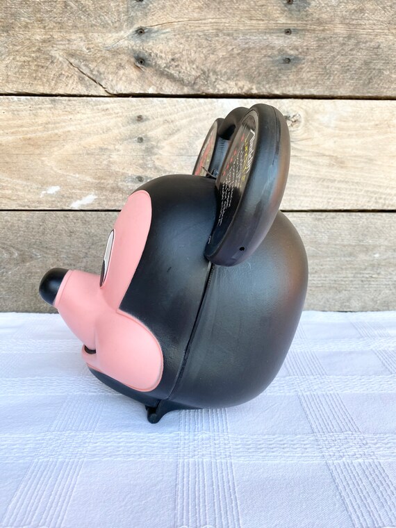 Mickey Mouse Head Lunch Box With Juice Box Holder, Vi… Gem